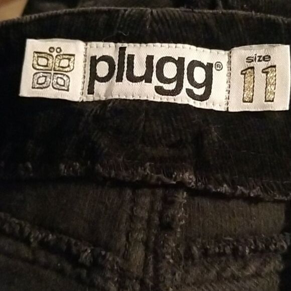 PLUGG BLACK CORDUROY SKIRT- SZ 11 - Picture 6 of 8